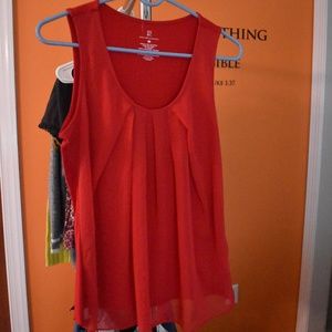 Women's Size Medium Red NY&C Business Casual Tank Top